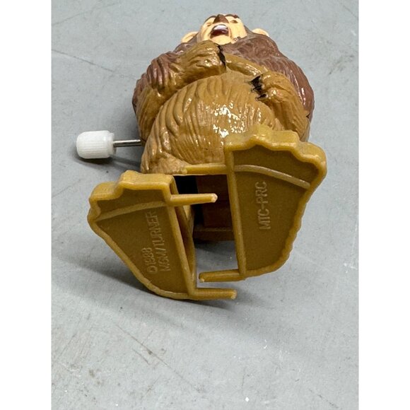 Vintage Wind-Up Tin Lion Toy With Brown Mane & Movable Parts wizard of OZ READ - Picture 10 of 13